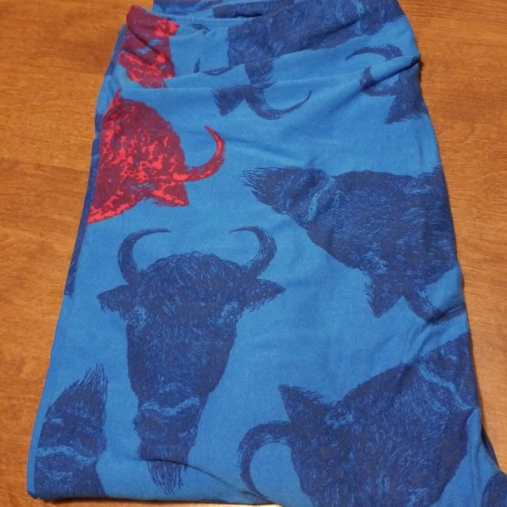 Lularoe buffalo leggings size TC EUC